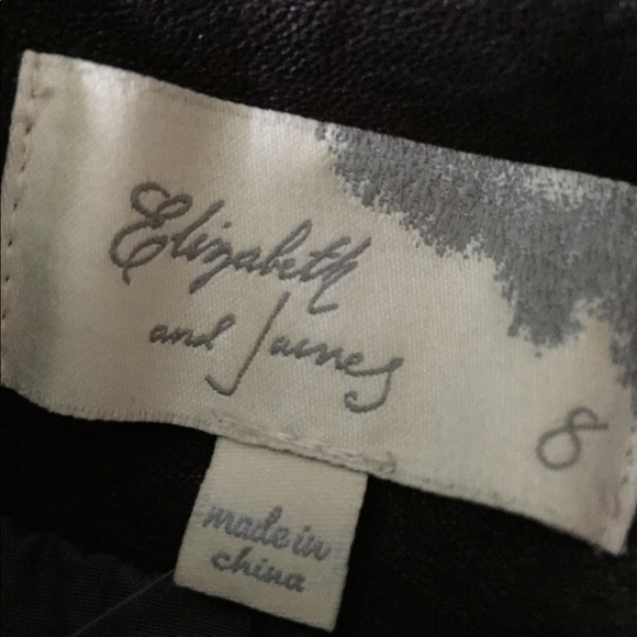 Elizabeth and James genuine leather blazer - Picture 7 of 12